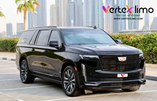 Cadillac - Escalade ESV Premium-2024 car with a driver in Dubai