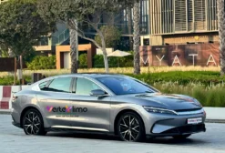 BYD Han EV with Driver in Dubai