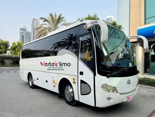 Bus with Driver in Dubai from AED 1200