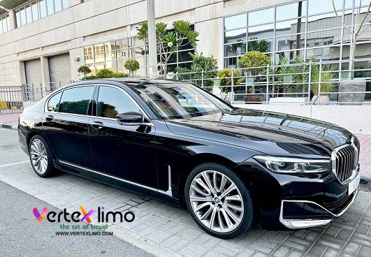Chauffeur Driven BMW 7 Series in Dubai from AED 700